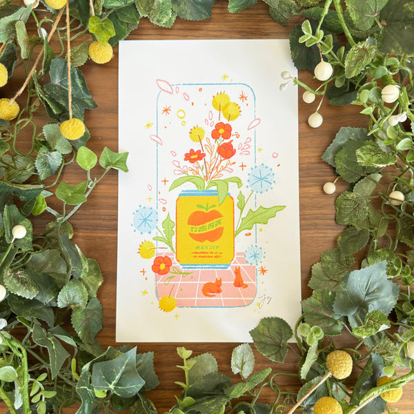 Apple Drink Art Print