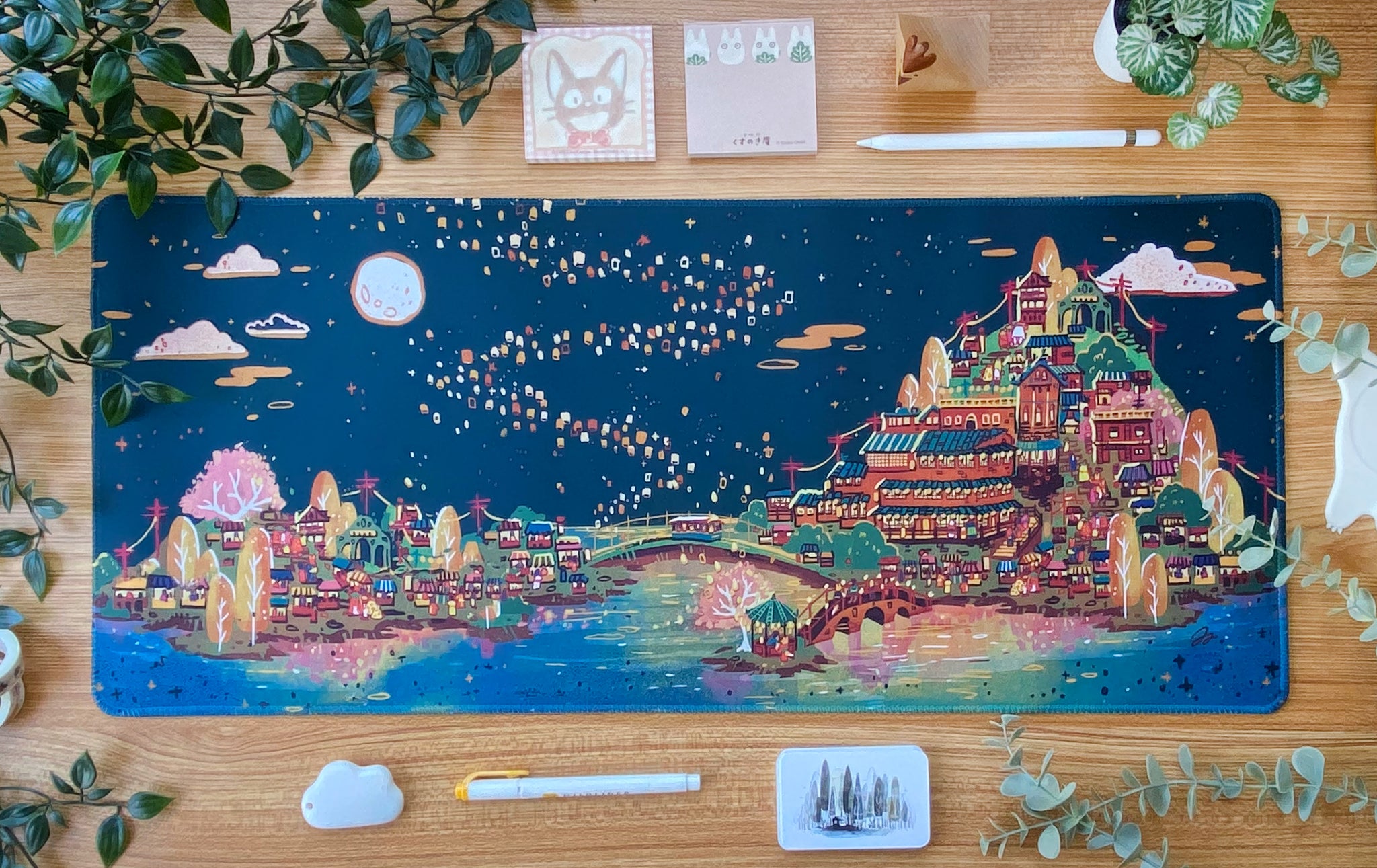 Twilight Teahouse Desk Mat