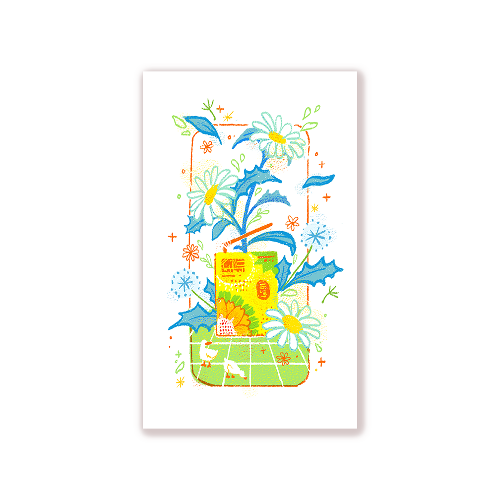 Flower Tea Art Print