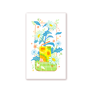 Flower Tea Art Print
