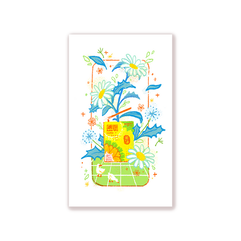Flower Tea Art Print