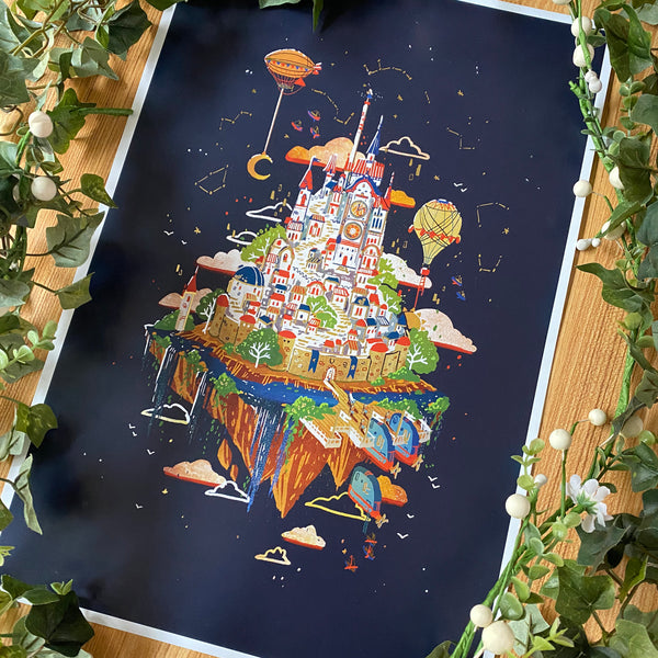 Constellation's Keep: Night Edition Art Print
