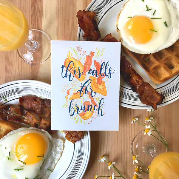 'This Calls for Brunch!' Card